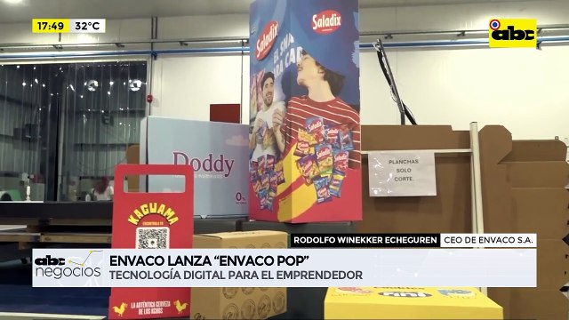 ABC Negocios: Envaco lanza “Envaco Pop” - Tecnología digital para el emprendedor