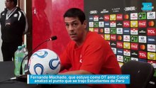 Fernando Machado, que estuvo como DT ante Cusco, analizó el punto que se trajo Estudiantes de Perú