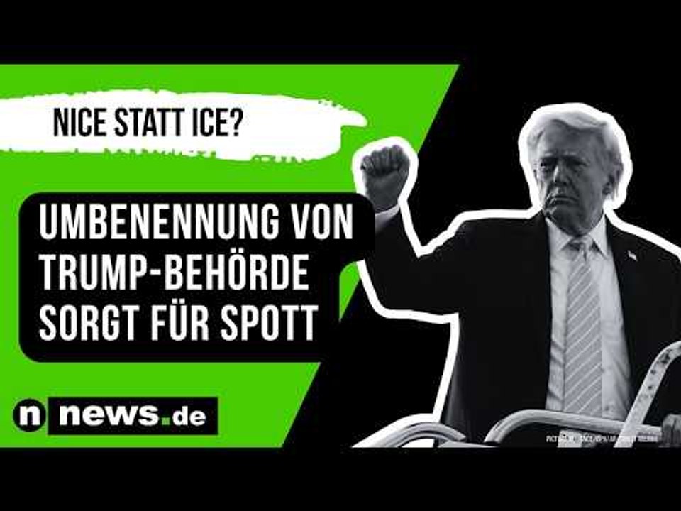 Donald Trump: NICE statt ICE? Umbenennung von Trump-Behörde sorgt für Spott