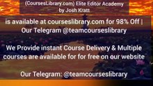 Elite Editor Academy by Josh Kratt