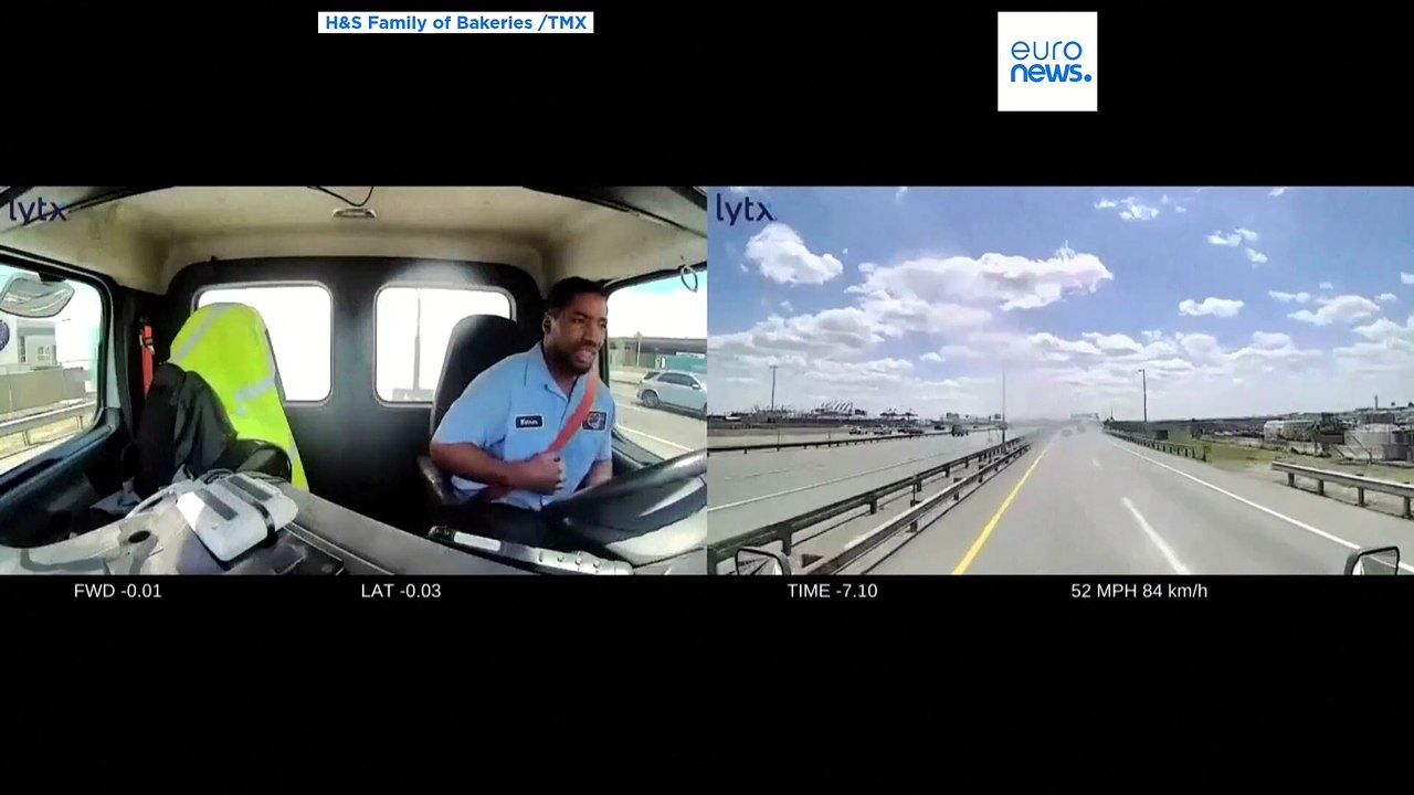 Video shows United Airlines plane striking truck in New Jersey, injuring driver