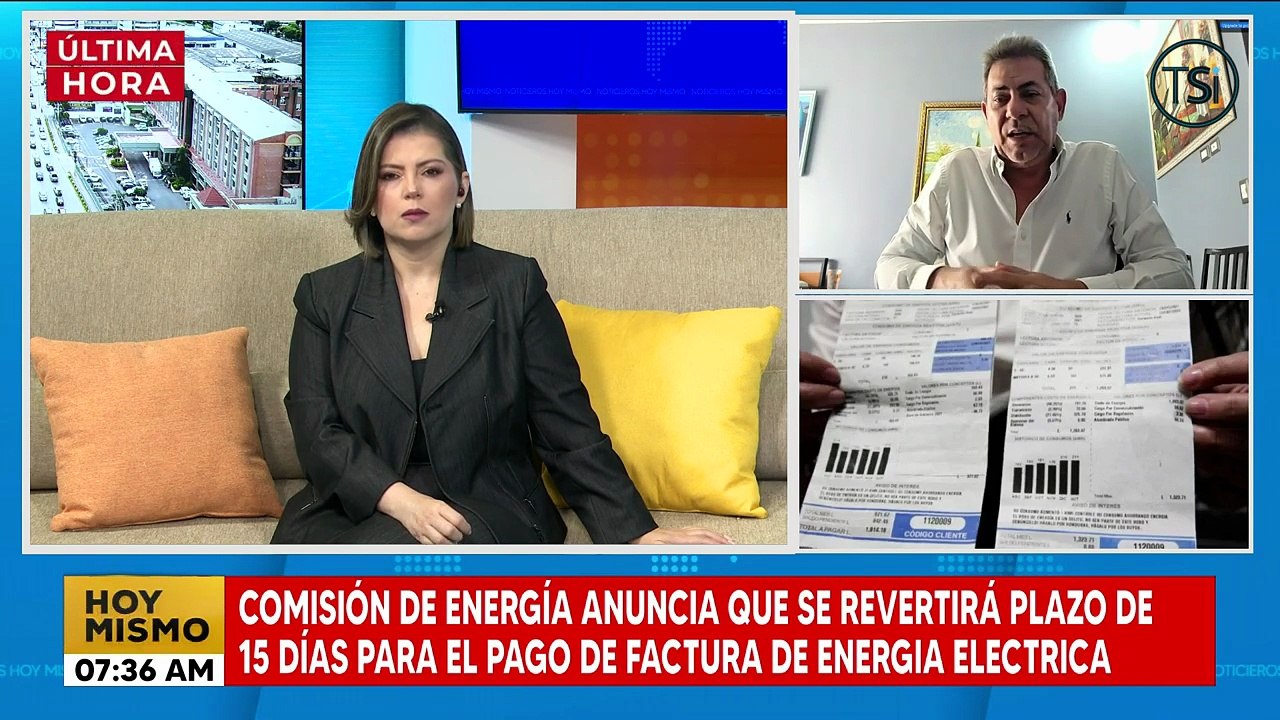 Comisión de energía confirma que se revertirá la reducción de plazo para pagar energía
