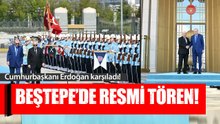 Cumhurbaşkanı Erdoğan, Cezayir Cumhurbaşkanı Tebbun'u resmi törenle karşıladı