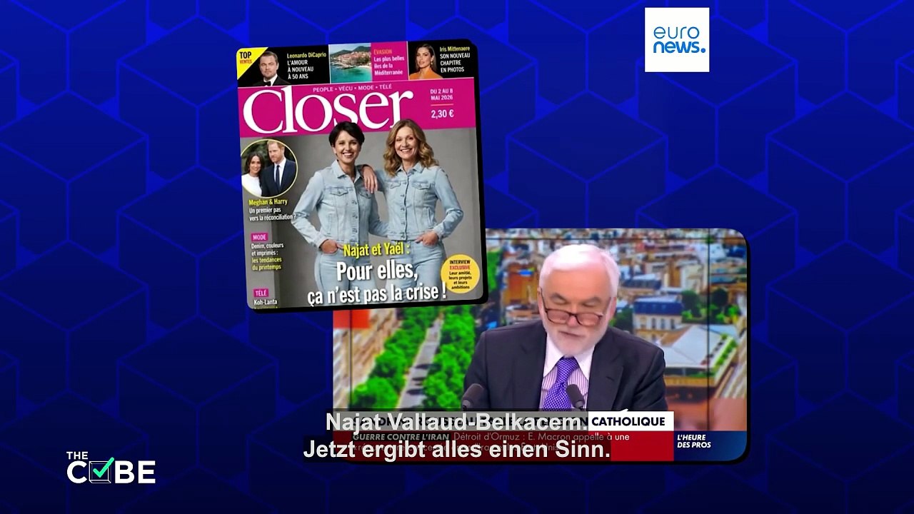 Rechter französischer TV-Sender fällt auf KI-Bild von Politikerin rein