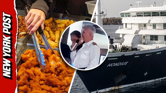 Shocking moment hantavirus cruise ship captain blamed first death on natural causes – as passenger says open buffet continued
