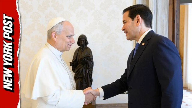 Secretary of State Marco Rubio holds Vatican meeting with Pope Leo XIV days after Trump clash