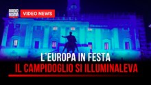L’Europa in festa. il Campidoglio si illumina per la Giornata dell’UE