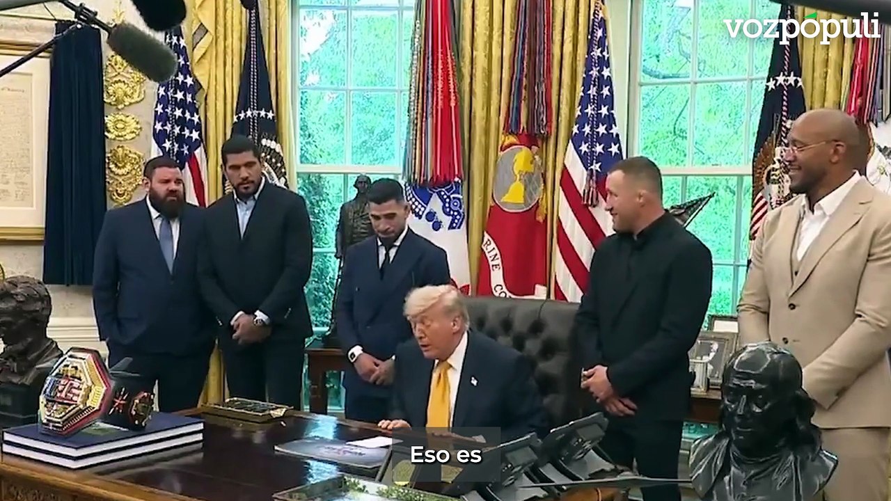 Ilia Topuria cuestiona a Donald Trump sobre la dura pelea de Justin Gaethje