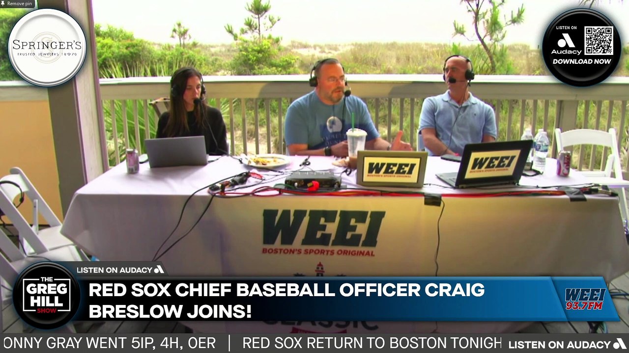 Red Sox CBO Craig Breslow live!  Was there a "Disconnect?"