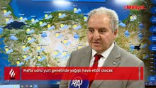 Hafta sonu yurt genelinde yağışlı hava etkili olacak