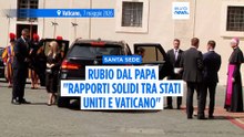 Leone XIV riceve il segretario di Stato Usa in Vaticano dopo gli attacchi di Trump