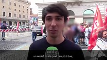 Roma, la protesta contro la riforma degli istituti tecnici