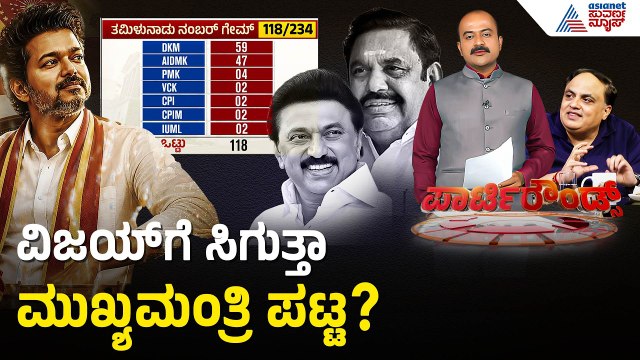 ಗವರ್ನರ್ ವಿರುದ್ಧ ಕಮಲ್ ಹಾಸನ್, ಪ್ರಕಾಶ್ ರಾಜ್ ಕೆಂಡ! | Actors Support Vijay TVK | Suvarna Party Rounds