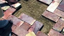 Tile floor brick fixing.#shorts #bricklaying #construction #viral