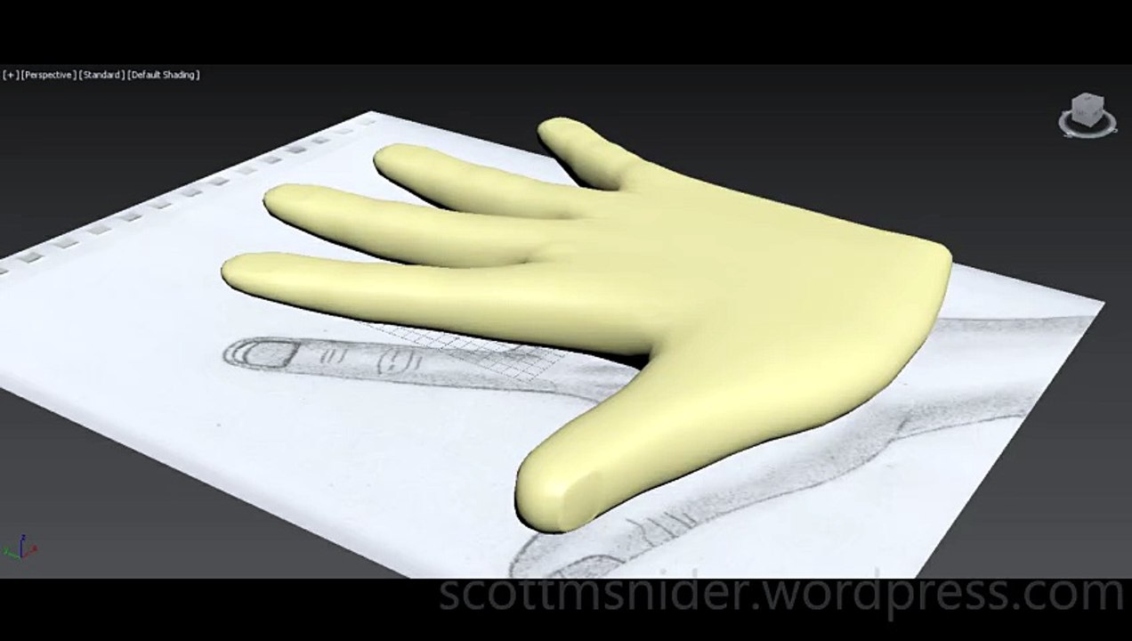 Ponikarovsky: 3DS MAX Practice Polygon Modeling Hand Model Video #5 (05-07-2026)