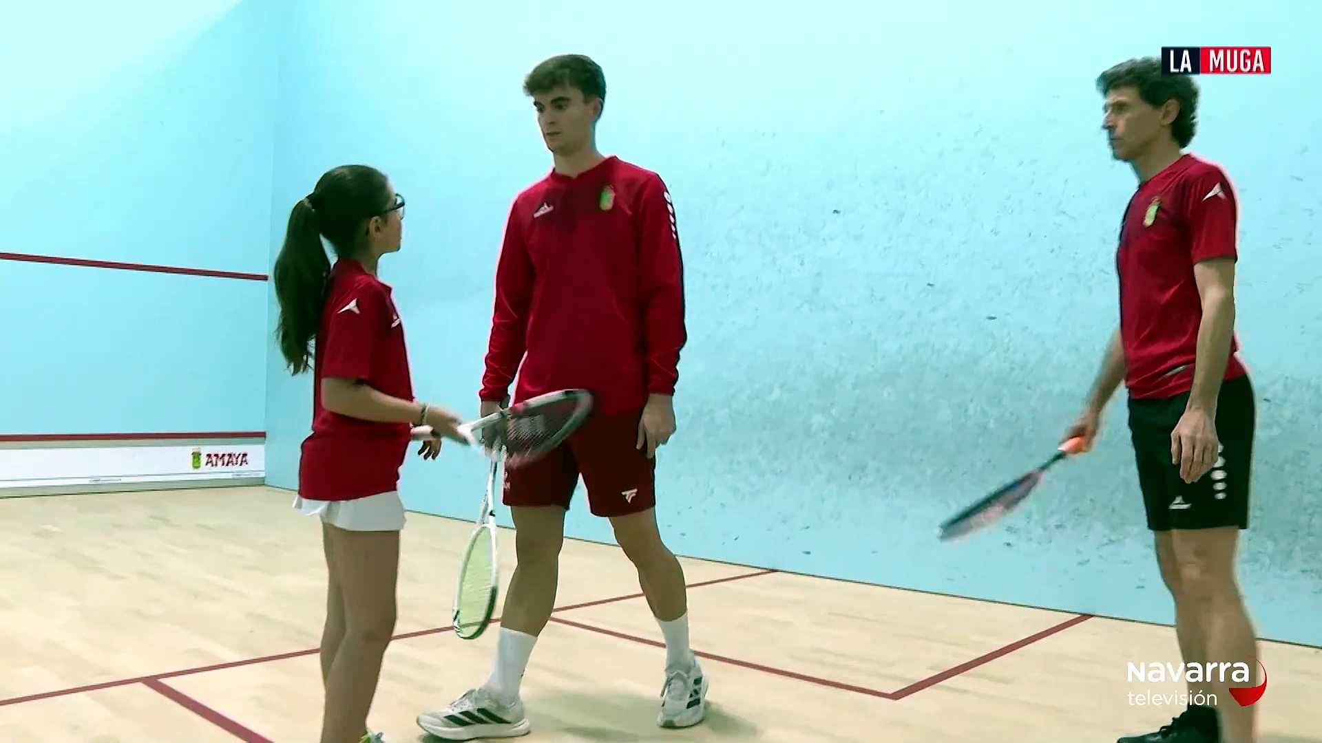 Mara, la futura estrella del squash con 9 años