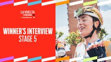 Winner's interview - Stage 5 | La Vuelta Femenina 26 by Carrefour.es