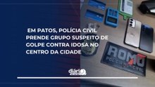 Em Patos, Polícia Civil prende grupo suspeito de golpe contra idosa no Centro da cidade