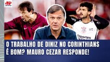 "EU DISCORDO DISSO! Pra mim, o TRABALHO do DINIZ no CORINTHIANS é..." VEJA o que MAURO CEZAR FALOU!