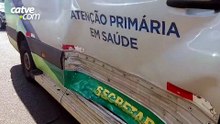 Van da Saúde de Tupãssi se envolve em acidente com carro no Centro de Cascavel