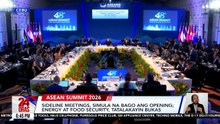 Sideline meetings, simula na bago ang opening; energy at food security, tatalakayin | 24 Oras