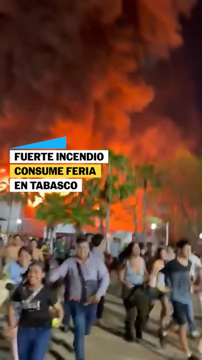 Incendio en Tabasco