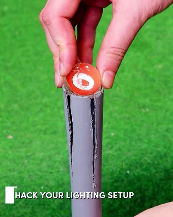 Hack to place the light bulbs easily💡