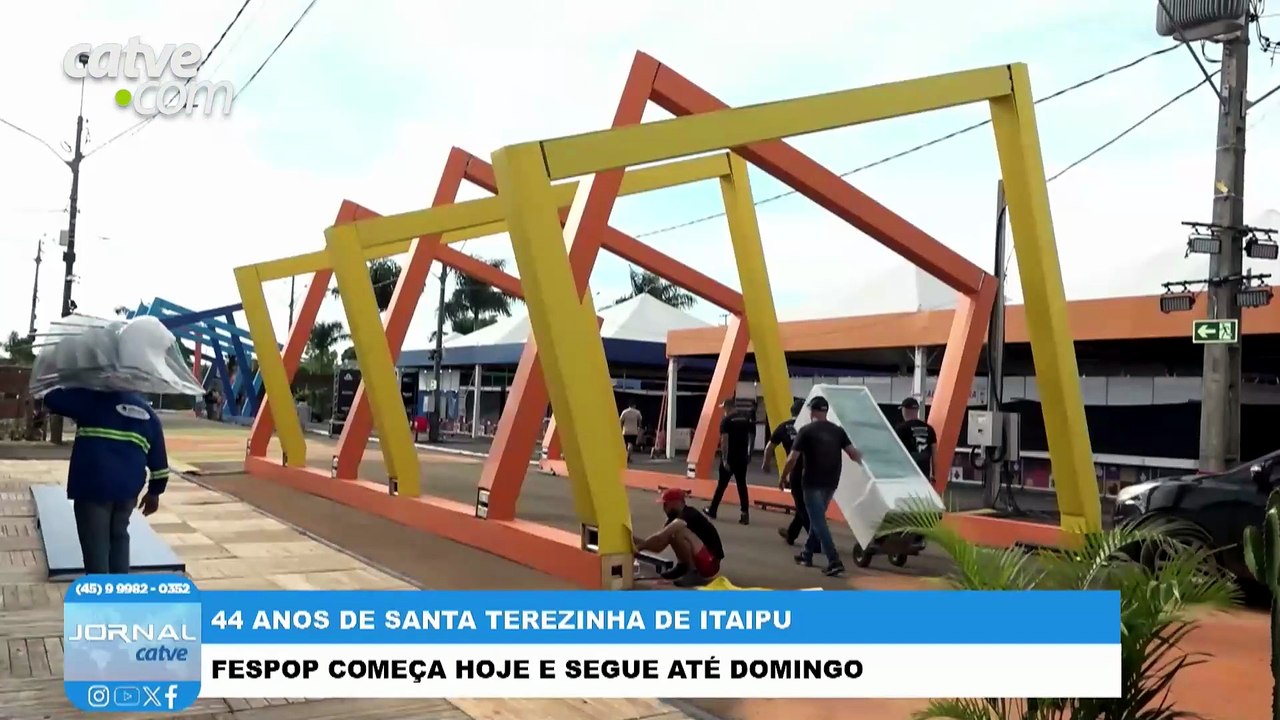 FESPOP deve reunir 250 mil pessoas em quatro dias de festa em Santa Terezinha de Itaipu