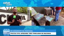 Cerca de três toneladas de maconha são apreendidas em Foz do Iguaçu