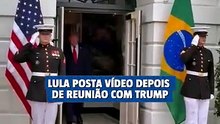Lula posta com Trump