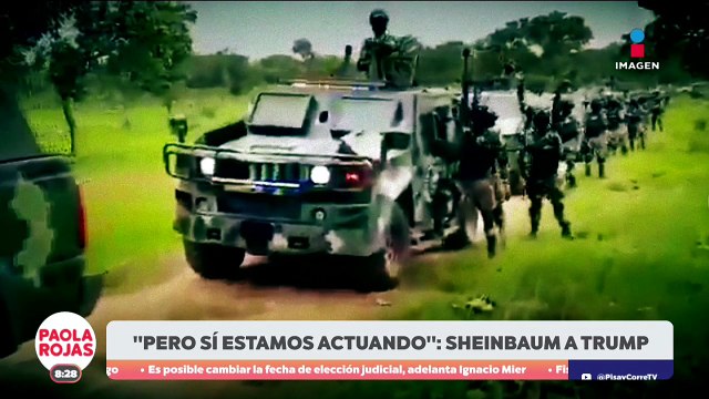 “Pero sí estamos actuando”: Sheinbaum responde a Trump | De Pisa y Corre con Paola Rojas