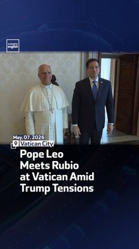 Pope Leo Meets Rubio at Vatican Amid Trump Tensions