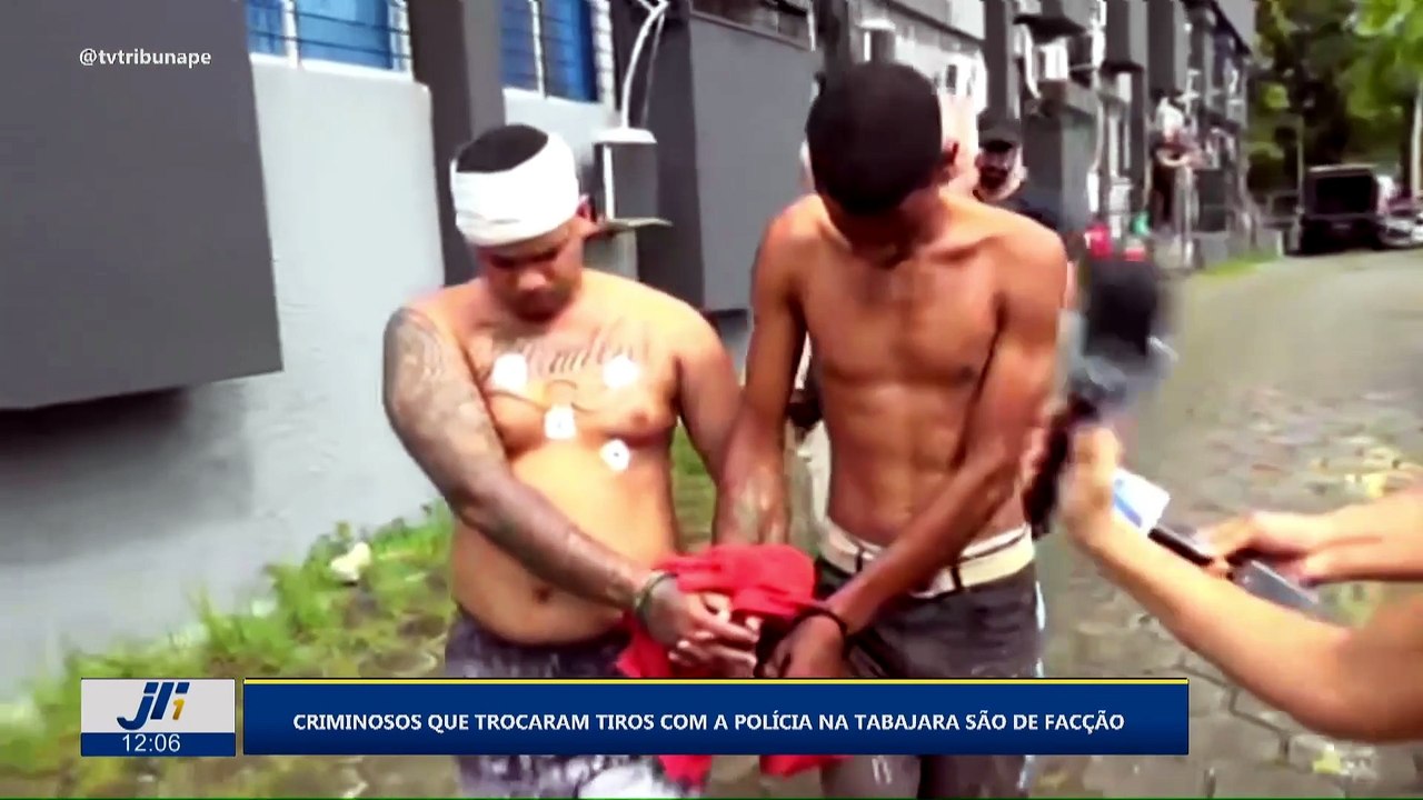 Criminosos que trocaram tiros com a polícia na Tabajara são de facção