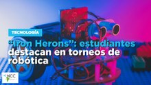 “Iron Herons”: estudiantes destacan en torneos de robótica