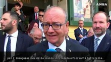 Gaffe di Valditara sull'omicidio di Piersanti Mattarella, lui: "Solo un lapsus"