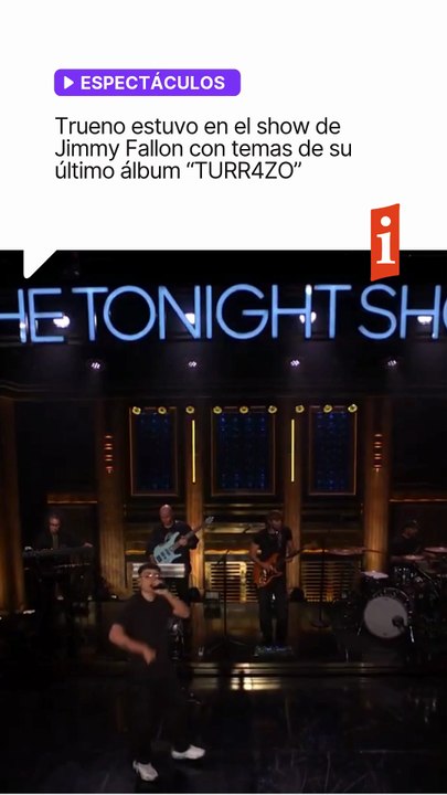 🎶 Trueno en el show de Jimmy Fallon