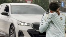 El coche de Fede Valverde entró y salió varias veces de Valdebebas