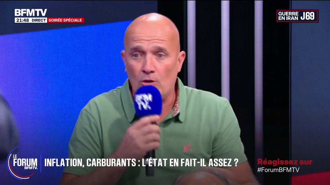 FORUM BFMTV - "On manque d'hommes d'État" face à la crise inflationniste, estime Emmanuel, chauffeur poids lourds