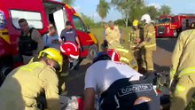 Resgate para salvar motorista após tombamento dura quase duas horas em Umuarama