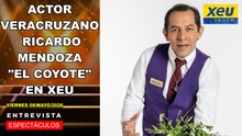 Actor veracruzano Ricardo Mendoza "El Coyote" en XEU