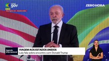 Lula fala sobre encontro com Trump