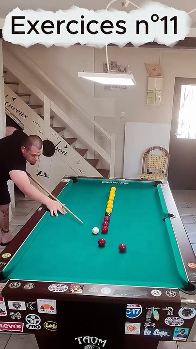 Exercices n°11 Le linup #8ballpool #8ball #8pool #blackball #billard #pourtoi #fyp