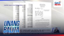 Petisyon ni Atty. Mans Carpio na ipatigil ang impeachment proceedings vs. VPSD, ibinasura ng QC RTC | Unang Balita
