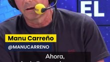 La reacción de Manu Carreño a la pelea de Tchouaméni y Valverde