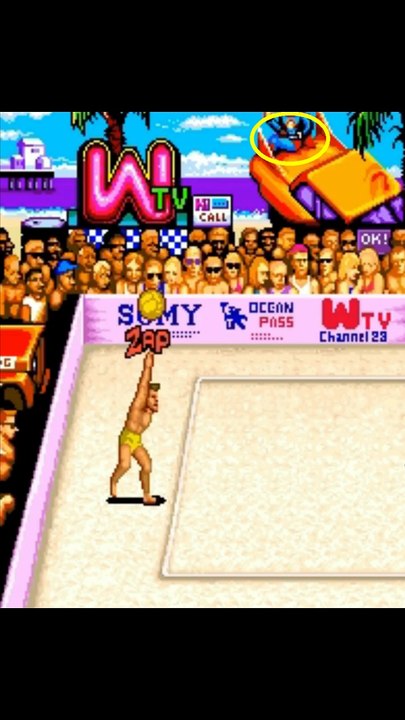 Future Lawnmower Man 2 / Last Action Hero Easter Egg In U.S. Championship V'Ball Arcade ('88)?