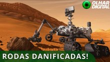 Marte: imagens revelam desgaste das rodas do rover Curiosity, da NASA