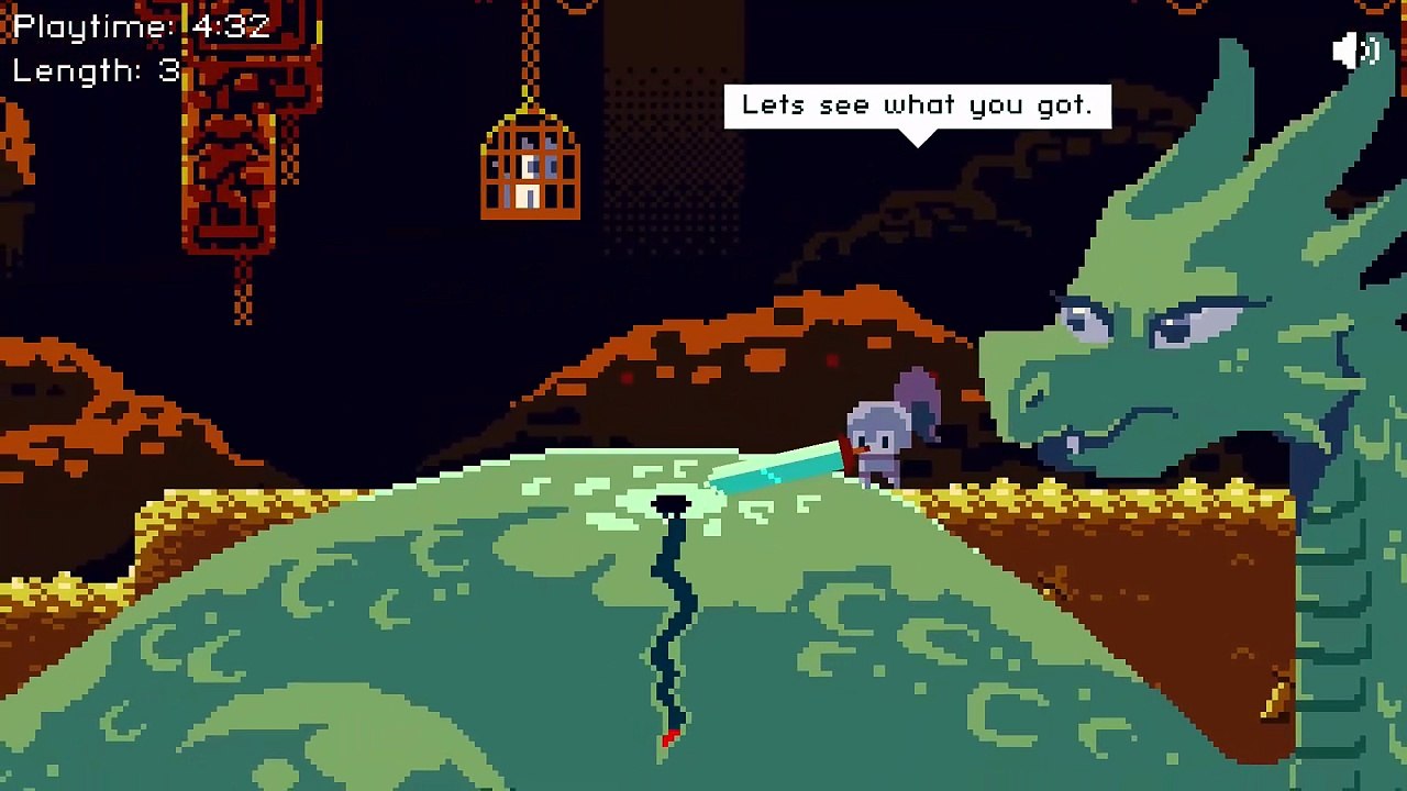 Deepest Sword | Gameplay, That is a long SWORD...