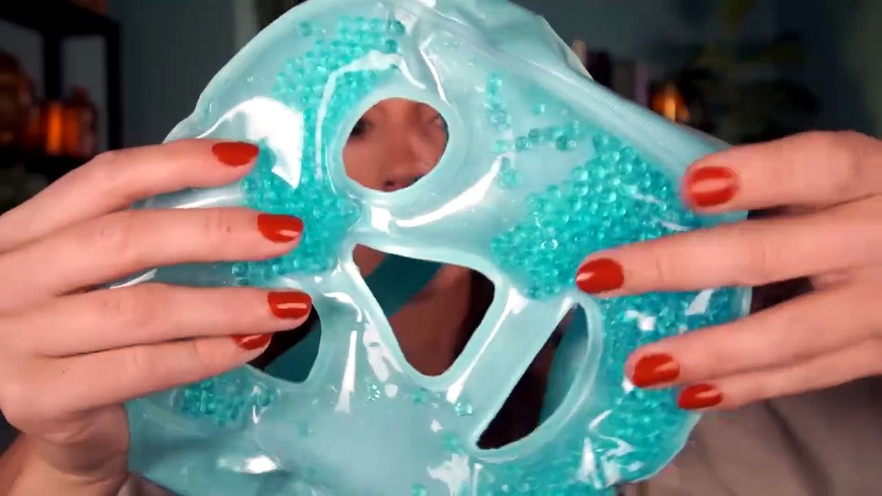 ASMR Pampering to Play in the Background ❤️ (skincare, tapping, makeup, inaudible whispers)