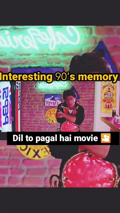 Dil to pagal hai 😍 #bollywood #diltopagalhai #movie #songs #shahrukh #madhuri