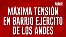 Máxima tensón en barrio Ejercito de los Andes